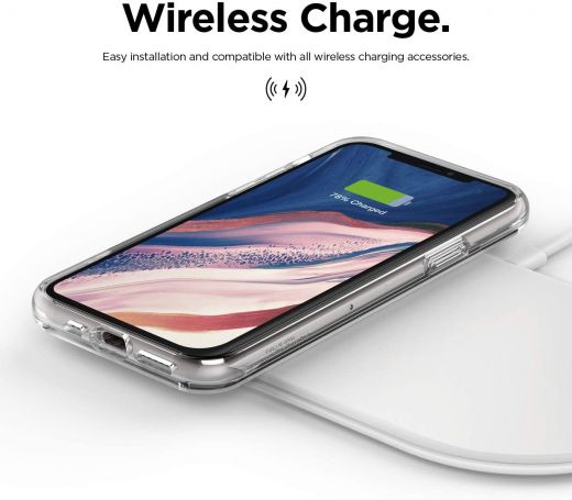 Чохол Elago Clear Hybrid Aqua Blue для iPhone 11