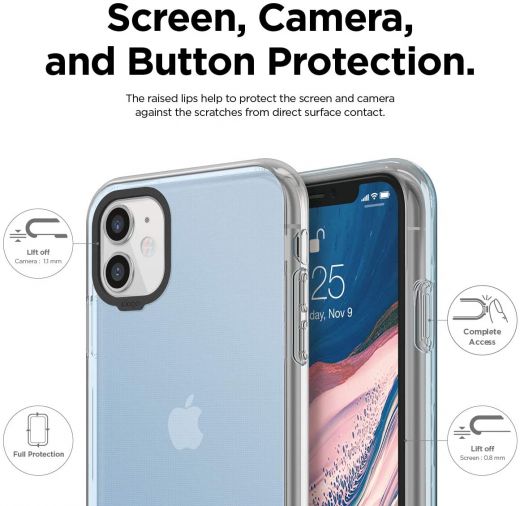 Чохол Elago Clear Hybrid Aqua Blue для iPhone 11