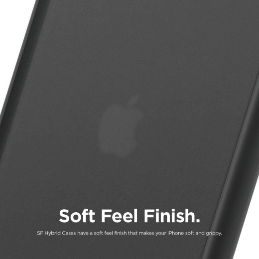 Чохол Elago Clear Hybrid SF Dark Grey для iPhone 11