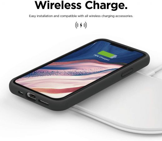 Чохол Elago Clear Hybrid SF Dark Grey для iPhone 11