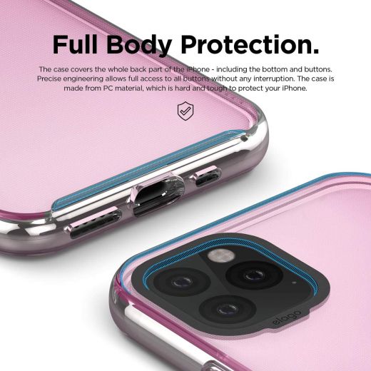 Чохол Elago Clear Hybrid Lovely Pink для iPhone 11