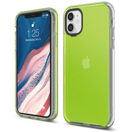 Чохол  Elago Clear Hybrid Neon Yellow для iPhone 11