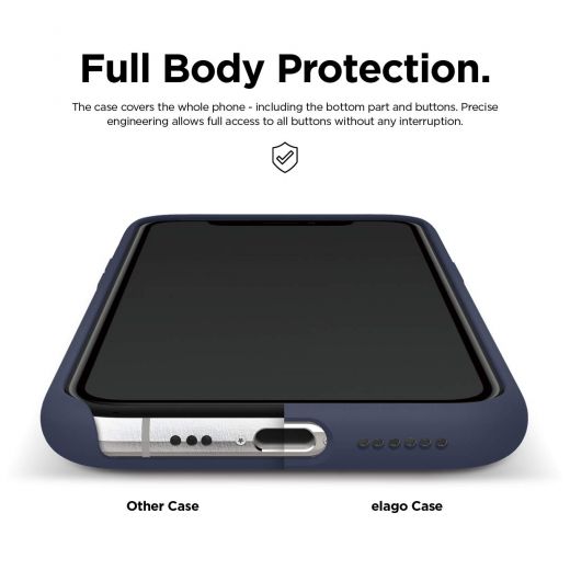 Чехол Elago Silicone Jean Indigo для iPhone 11 Pro Max