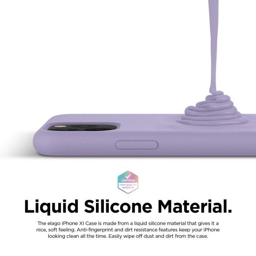 Чехол Elago Silicone Lavender для iPhone 11 Pro Max