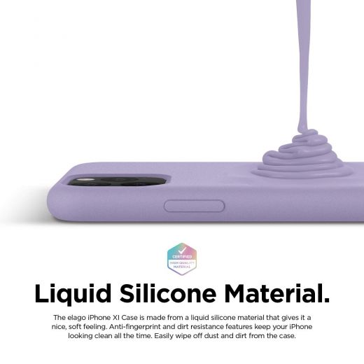 Чохол Elago Silicone Lavender для iPhone 11 Pro