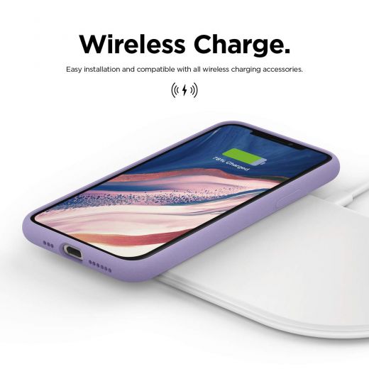 Чехол Elago Silicone Lavender для iPhone 11 Pro Max