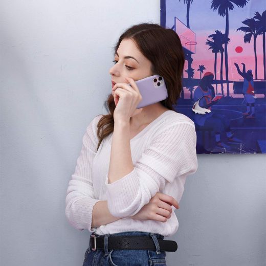 Чехол Elago Silicone Lavender для iPhone 11 Pro Max