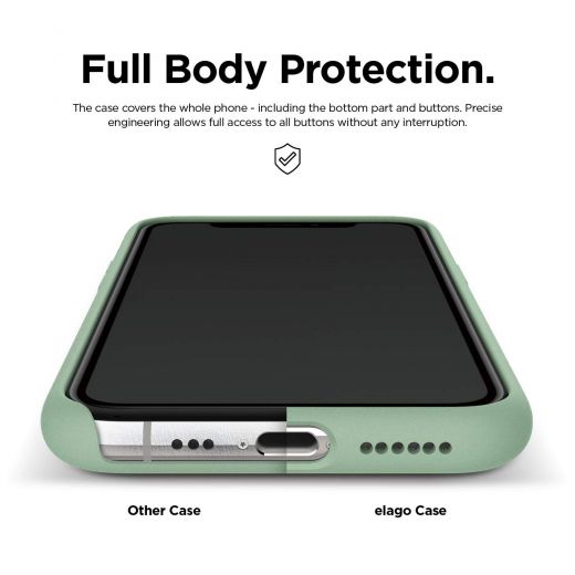 Чехол Elago Silicone Pastel Green для iPhone 11 Pro