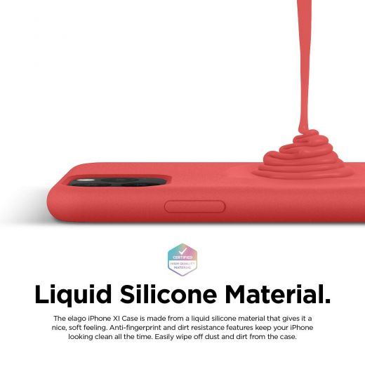 Чехол Elago Silicone Red для iPhone 11 Pro