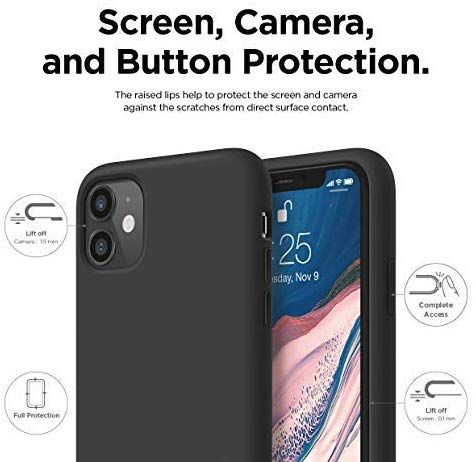 Чохол Elago Silicone Black для iPhone 11