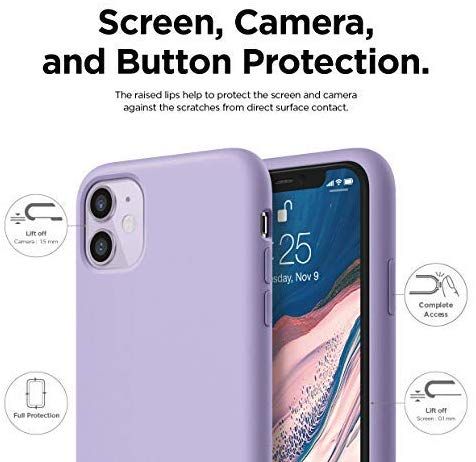 Чехол Elago Silicone Lavender для iPhone 11