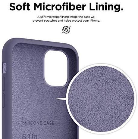 Чехол Elago Silicone Lavender Grey для iPhone 11