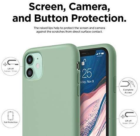 Чехол Elago Silicone Pastel Green для iPhone 11