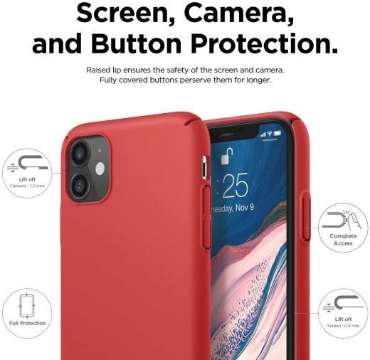 Чехол Elago Slim Fit Red для iPhone 11