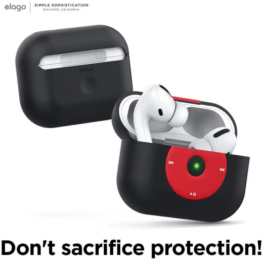 Чехол Elago AW6 Case Black (EAPPAW6-BK) для Airpods Pro