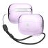 Чехол с ремешком Elago Clear Case with Nylon Lanyard Lavender для AirPods Pro (2 поколение) (EAPP2CL-BA+ROSTR-LV)