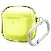 Чехол с карабином Elago Clear Hang Case Neon Yellow для AirPods 4 (2024)