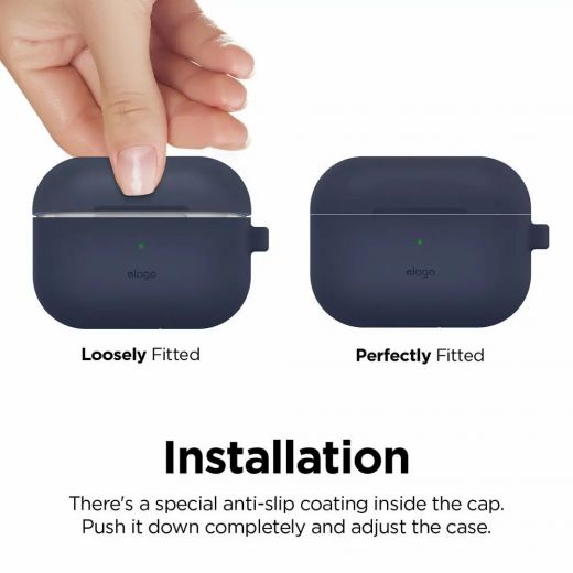 Чехол Elago Hang Case Jean Indigo (EAPPOR-HANG-JIN) для Airpods Pro
