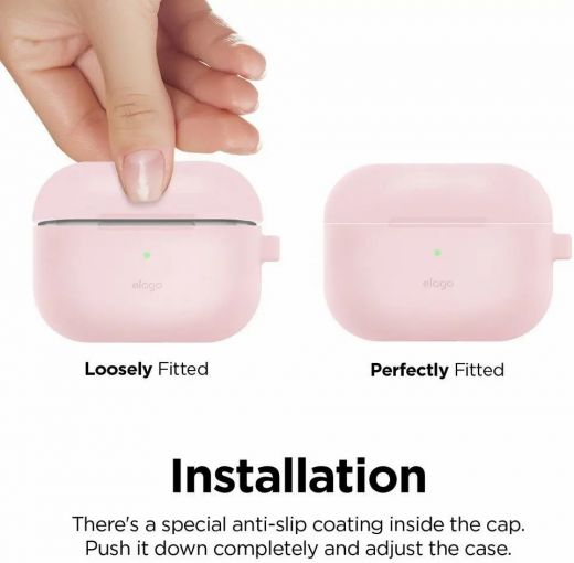 Чехол Elago Hang Original Case Pink (EAPPOR-HANG-PK) для Airpods Pro