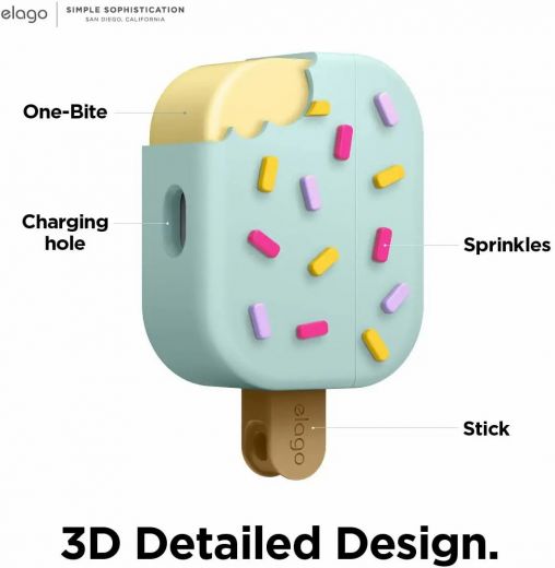 Чохол Elago Ice Cream Case Mint (EAPP-ICE-MT) для Airpods Pro