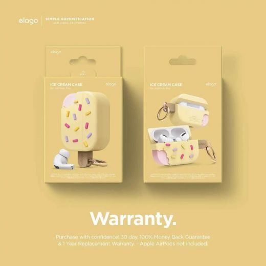 Чохол Elago Ice Cream Case Vanilla (EAPP-ICE-YE) для Airpods Pro