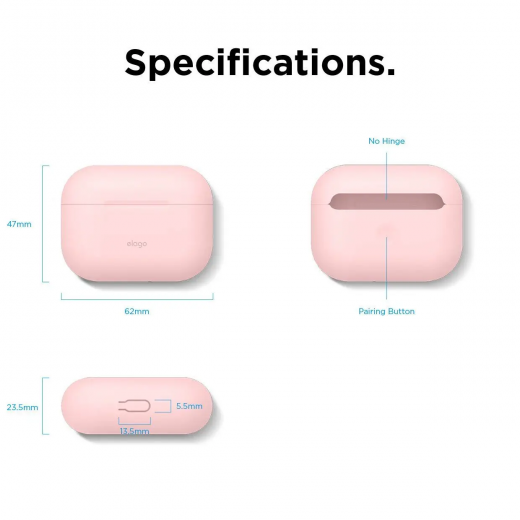 Чехол Elago Slim Case Lovely Pink (EAPPSM-BA-PK) для Airpods Pro