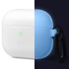 Светящийся  силиконовый чехол Elago Hang Silicone Case Nightglow Blue для AirPods 3 (EAP3HG-HANG-LUBL)