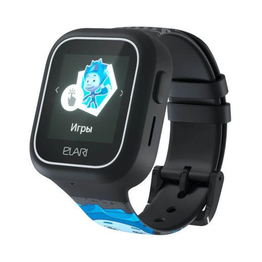 Дитячий годинник-телефон Elari FIXITIME LITE Black з GPS/LBS/WIFI трекером (ELFITL-BLK)