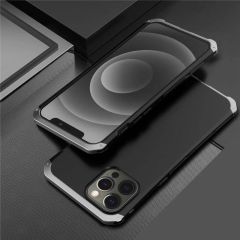 Протиударний чохол Exoticase ElementBox Metal Armor Black Silver для iPhone 15 Pro