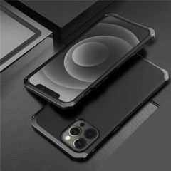 Противоударный чехол Exoticase ElementBox Metal Armor Full Black для iPhone 15 Pro Max