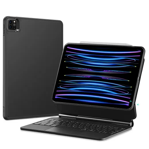 Чехол-клавиатура ESR Rebound Magnetic Keyboard Case Grey для iPad Air 11" M3 | M2 (2025 | 2024)| iPad Pro 11" | iPad Air 10.9" 4 | 5 M1 (2020 | 2022)