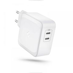Мережевий зарядний пристрій Spigen 45W Universal Plug White (B08R42CXMB)