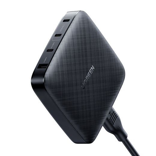 Швидка зарядка Ugreen GaN 3x USB Type C / 1x USB 100W Power Delivery Black (CD226)