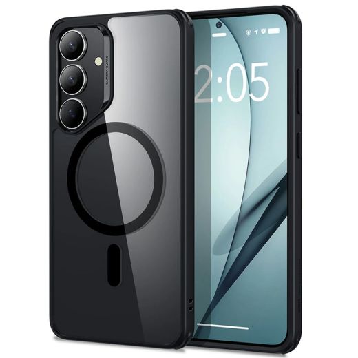 Противоударный чехол ESR Classic Hybrid Case (HaloLock) Clear Black для Samsung Galaxy S25 Plus