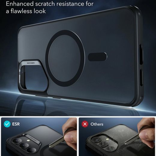 Протиударний чохол ESR Classic Hybrid Case (HaloLock) Clear Grey для Samsung Galaxy S25 Plus