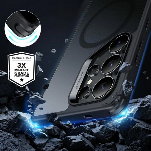 Протиударний чохол ESR Classic Hybrid Case (HaloLock) Frosted Blue для Samsung Galaxy S25 Ultra