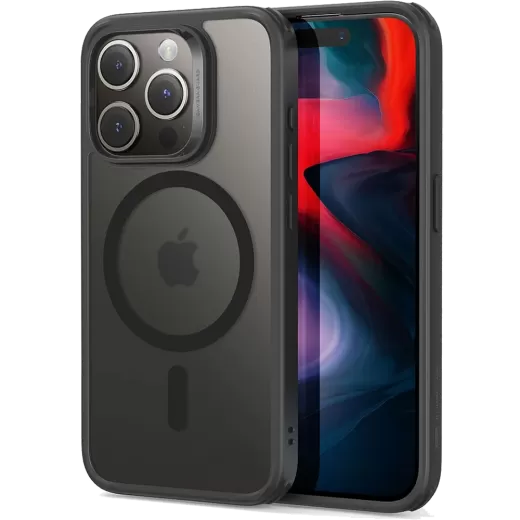 Чехол ESR Classic Hybrid Case (HaloLock) MagSafe Frosted Black для iPhone 15 Pro (1A6660402)