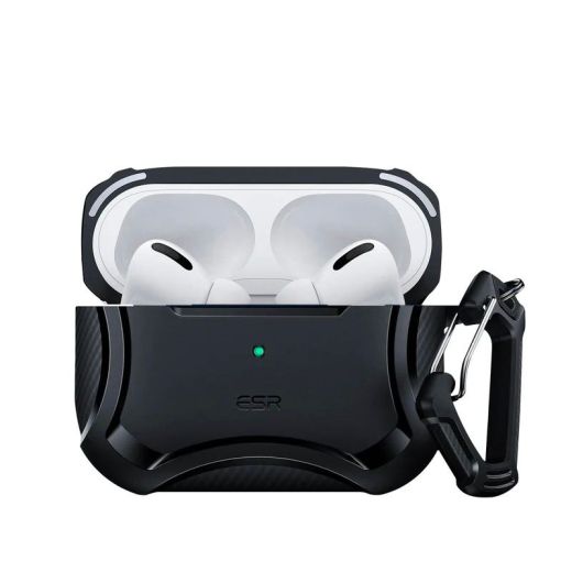 Защитный чехол с брелком ESR Cyber Armor Black для AirPods Pro 2