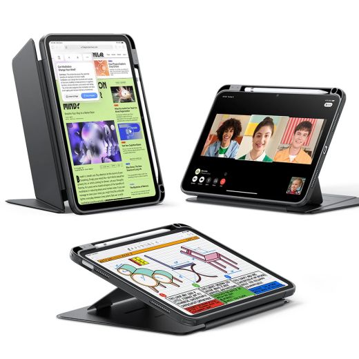 Чехол ESR Flip Magnetic Case with Pencil Holder Black для iPad Air 11” M2 | M3 (2024 | 2025)