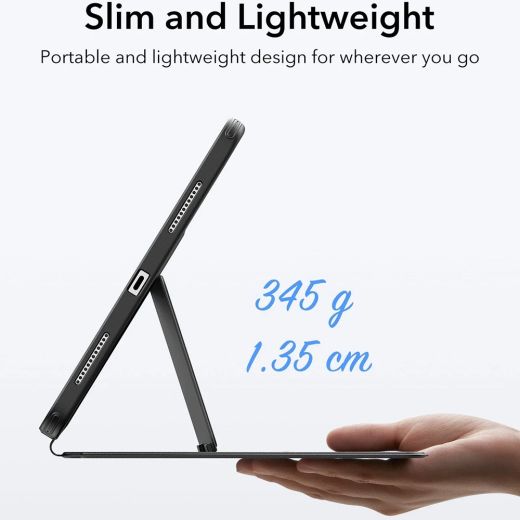 Чохол ESR Flip Magnetic Case with Pencil Holder Pink для iPad 11'' (2025) | iPad 10.9 (2022)