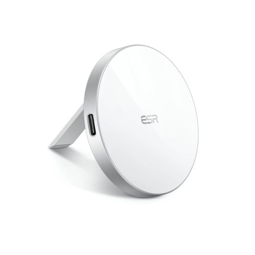 Бездротова зарядка з підставкою ESR HaloLock MagSafe Wireless Charger with Stand White