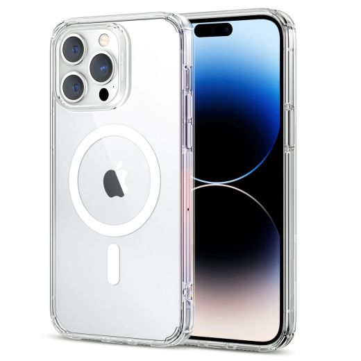 Прозорий чохол ESR Krystec™ Clear Case with HaloLock для iPhone 14 Pro 