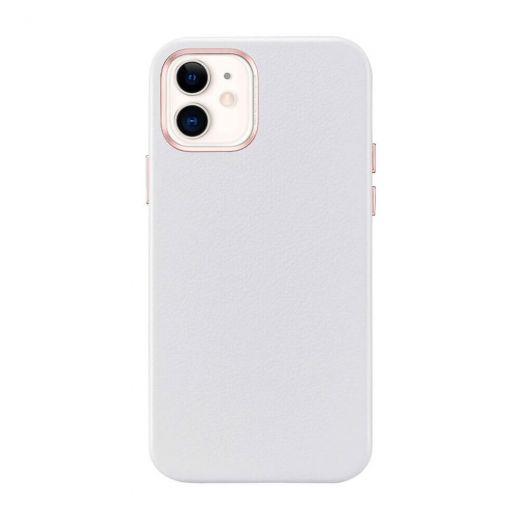 Кожанный чехол ESR Metro Leather White для iPhone 12 | 12 Pro