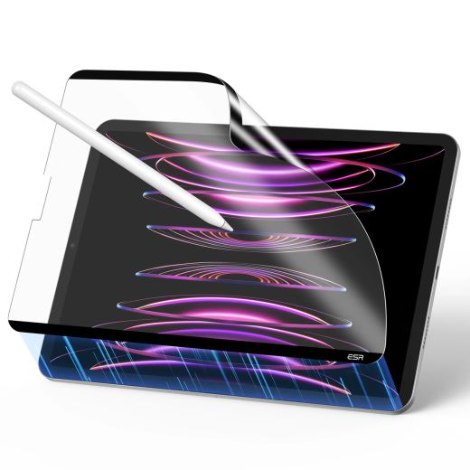 Магнітна матова плівка з ефектом паперу ESR Paper-Feel Magnetic Screen Protector для iPad Pro 12.9'' M1 | M2 (2020 | 2021 | 2022)