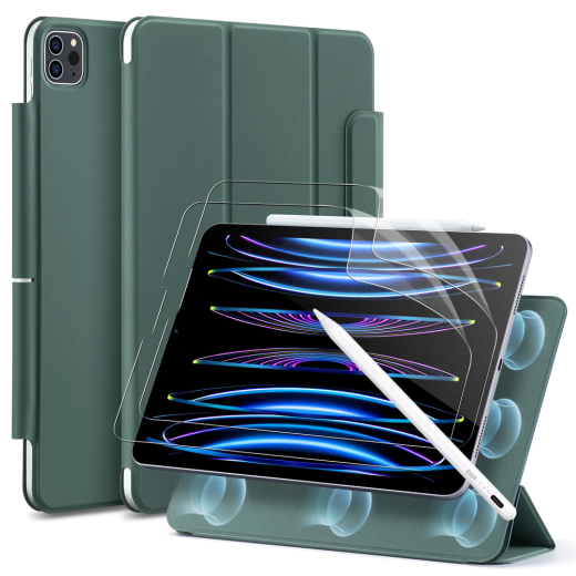 Чехол ESR Rebound Magnetic Smart Case Forest Green для iPad Pro 11" M1 | M2 (2022 | 2021 | 2020) (3C02200400404)