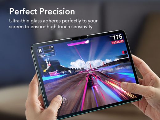 Защитное стекло с аппликатором ESR Tempered-Glass Screen Protector Clear для iPad Air 11" M3 | M2 (2025 | 2024) (1E1010102)