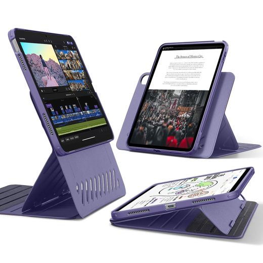 Чехол ESR Shift Magnetic Case Purple для iPad 11'' (2025) | iPad 10.9 (2022)