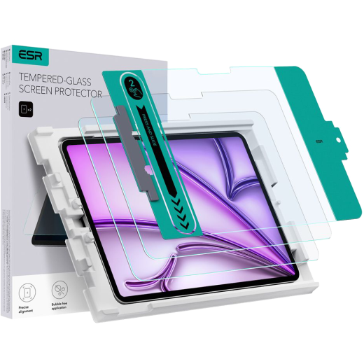 Защитное стекло ESR Tempered Glass Screen Protector 2 шт. для iPad Air 13" (2024) (1E1080102)