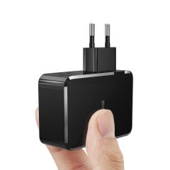Быстрая зарядка ESR USB Type-C PD + 2 USB Wall Charger Black (EU)