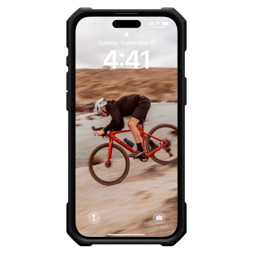 Противоударный чехол UAG Essential Armor Magsafe Black для iPhone 16 (114450114040)